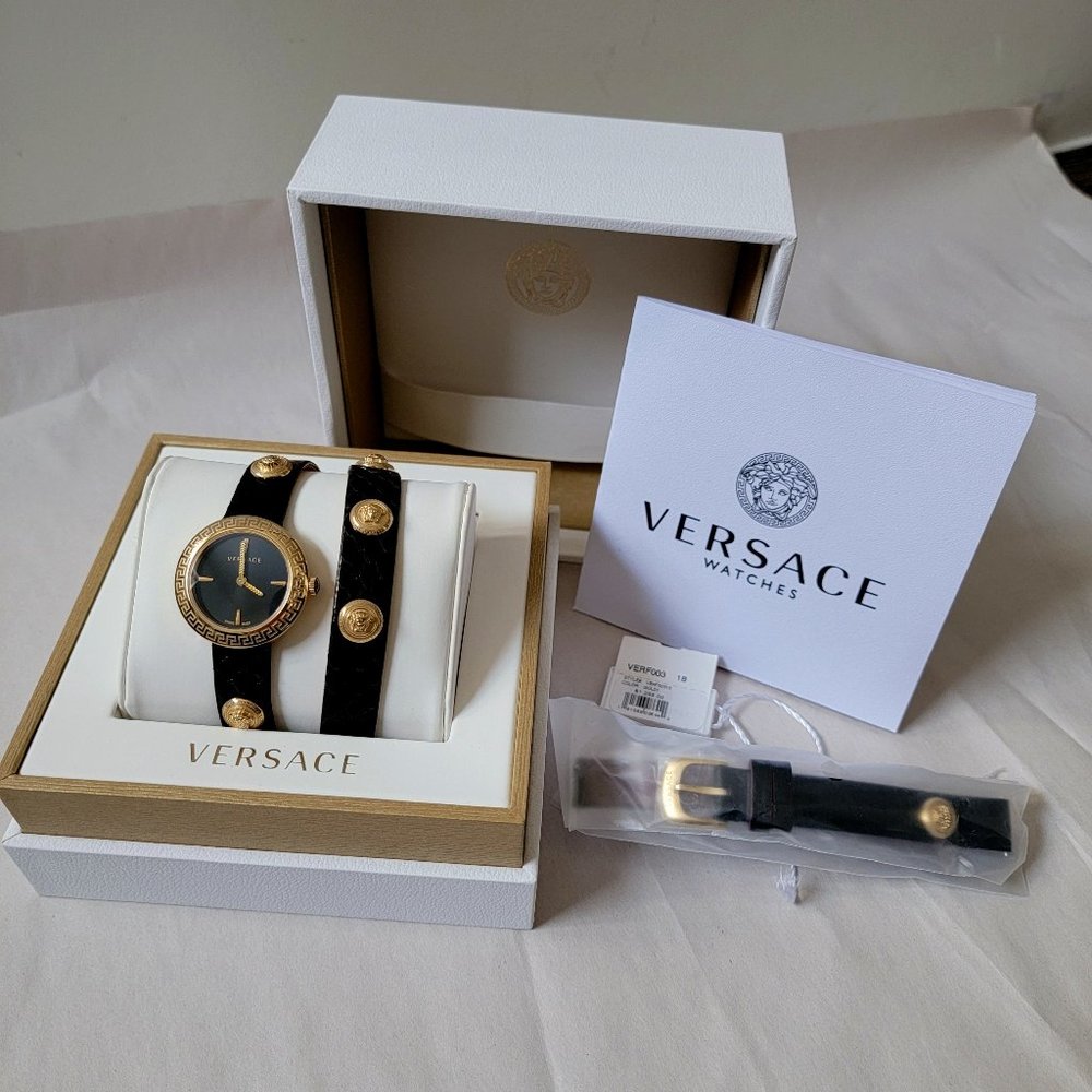 Versace Medusa Stud Icon Wrap Watch